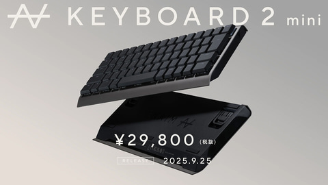 ZENAIM KEYBOARD2」登場。60%とテンキーレスの2種類 - PC Watch