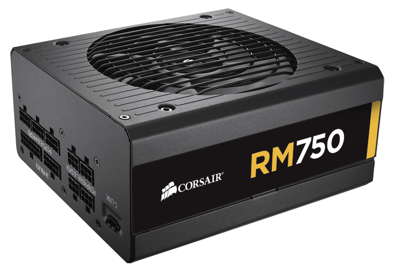 RM Series™ RM750 — 750 Watt 80 PLUS® Gold Certified Fully Modular