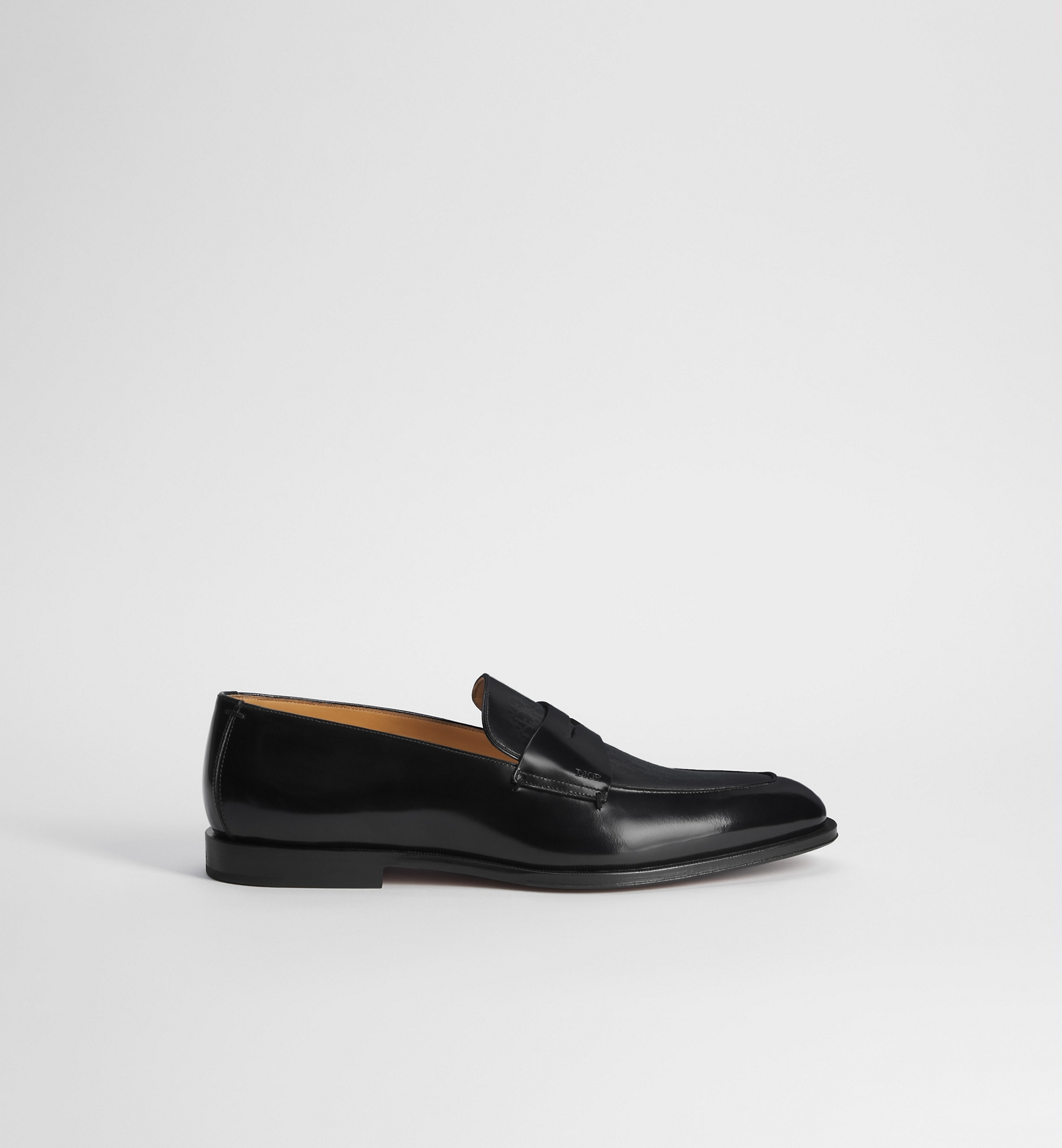 Dior Timeless Loafer Black Polished Calfskin with Dior Oblique