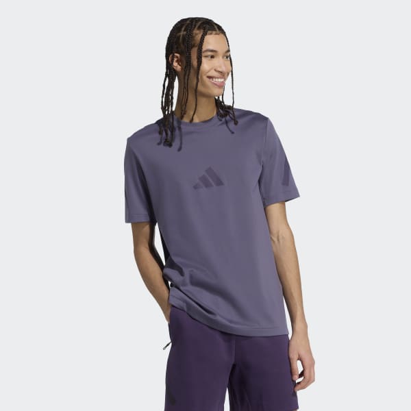 adidas Z.N.E. Tee - Purple | Free Shipping with adiClub | adidas
