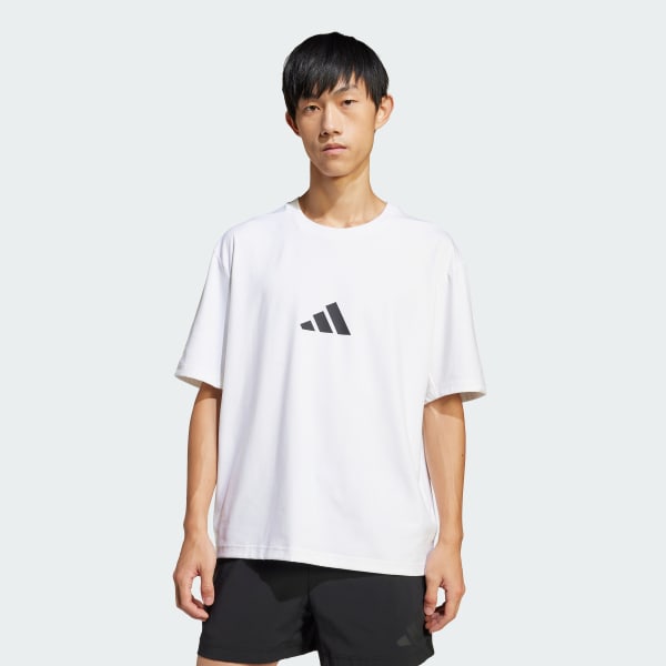 adidas Z.N.E. Loose-Fit Tee - White | adidas Singapore