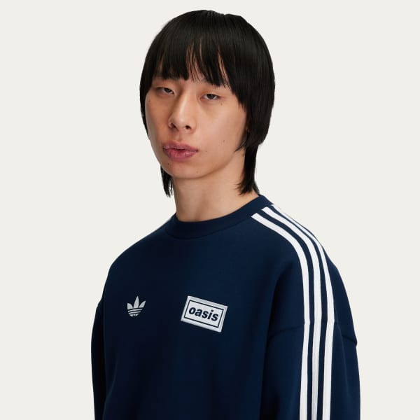 adidas Originals × Oasis ツアー オーバーサイズ クルーネック