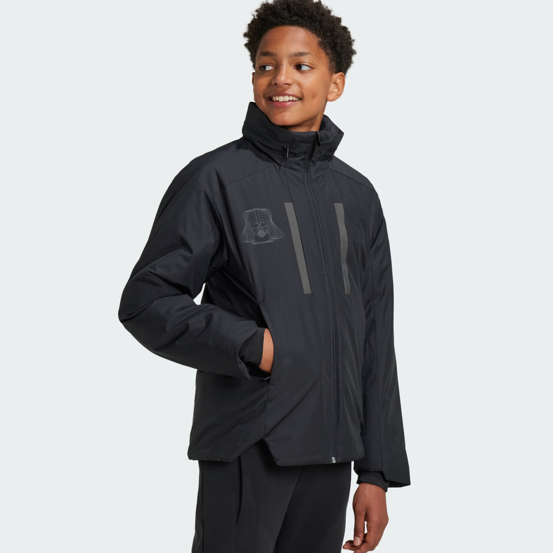 Kids Clothing - adidas Star Wars MyShelter Parka - Black | adidas Oman