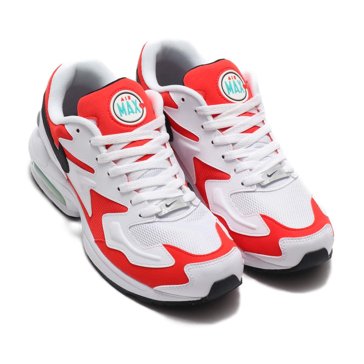 NIKE AIR MAX2 LIGHT WHITE/BLACK-HBNR RED-CL GRY 19SU-S（ナイキ