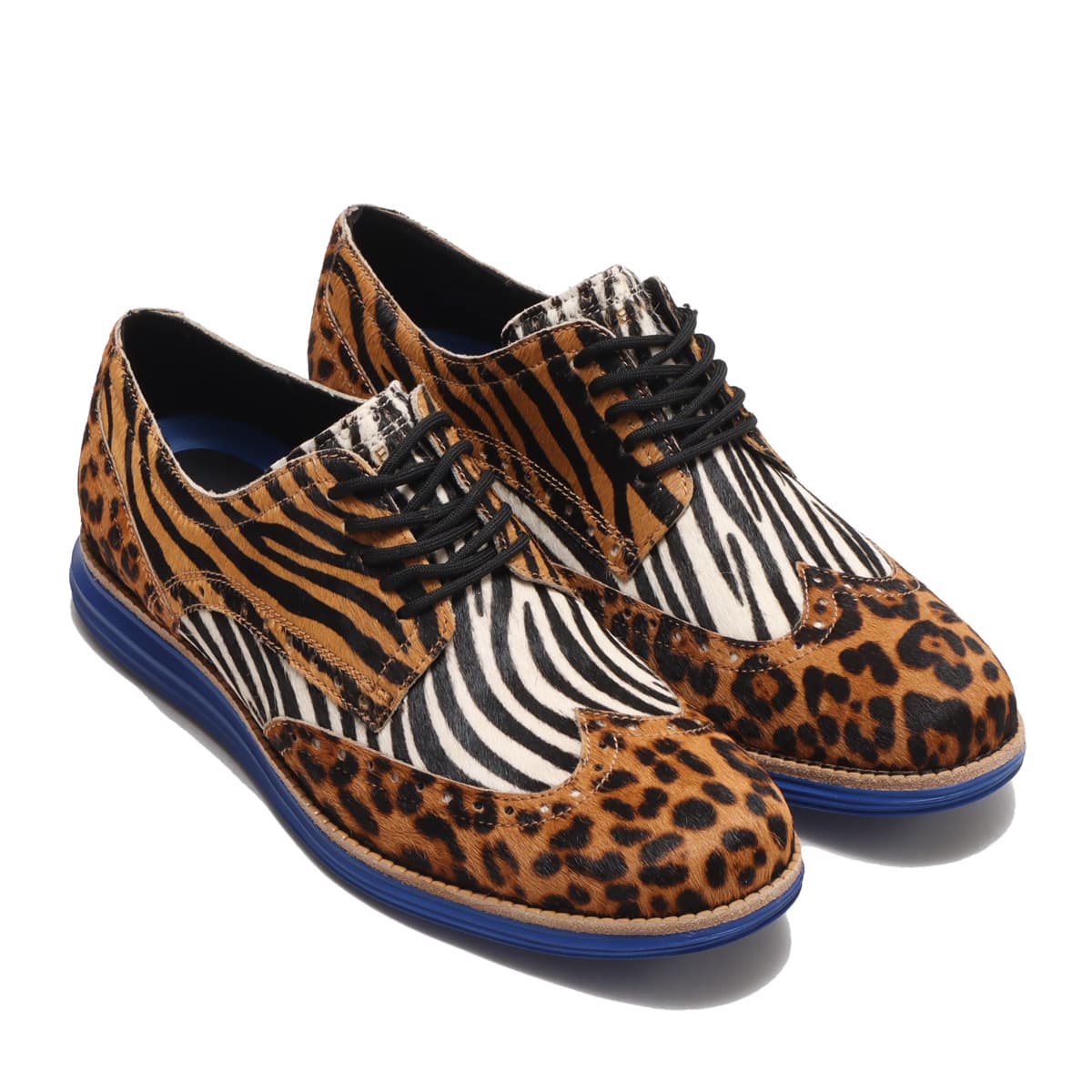 COLE HAAN x atmos ORIGINALGRAND WINGTIP OXFORD HALF CALF ANIMAL