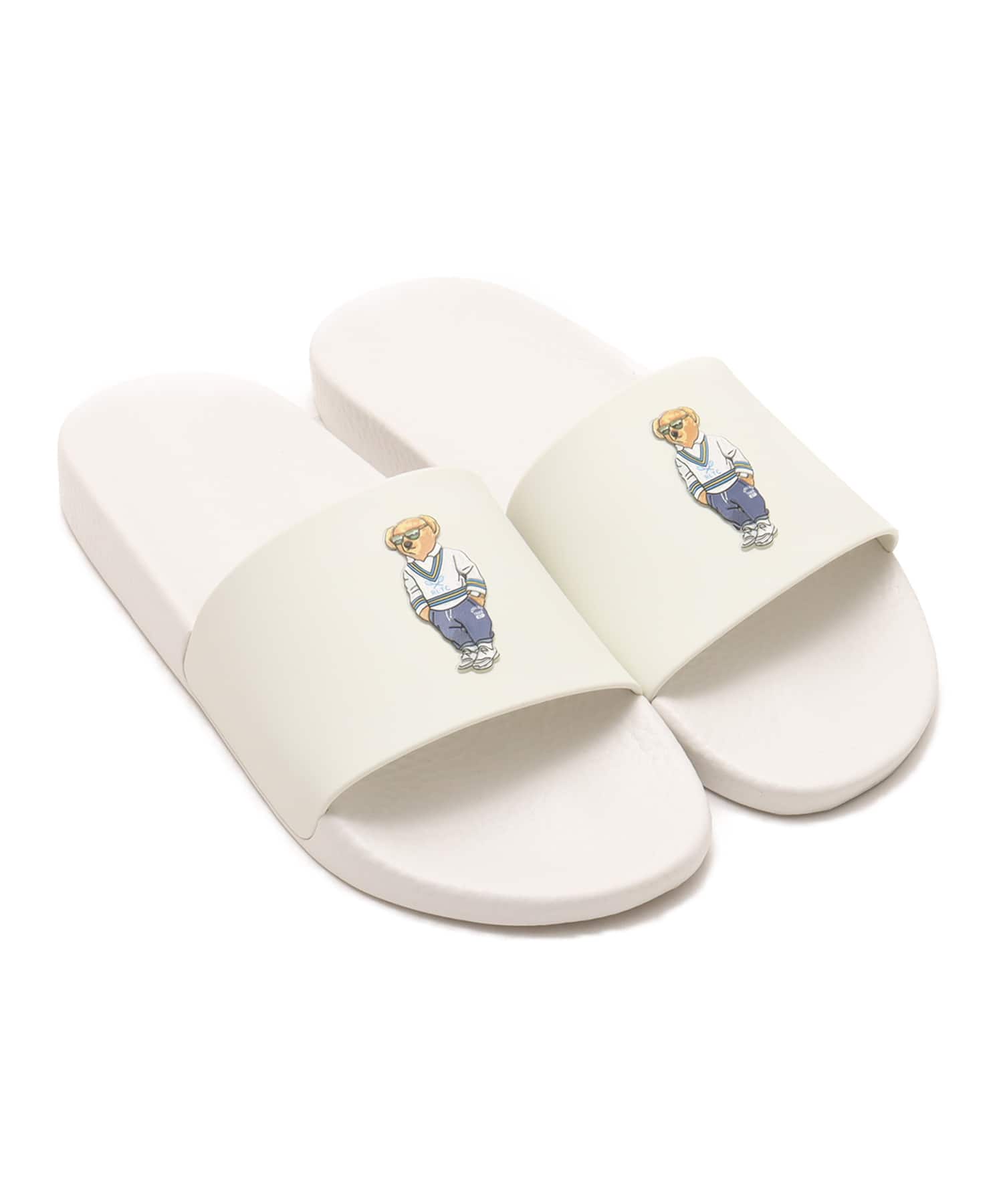 POLO RALPH LAUREN POLO BEAR SLIDE SANDAL HERITAGE BEAR - DECKWASH