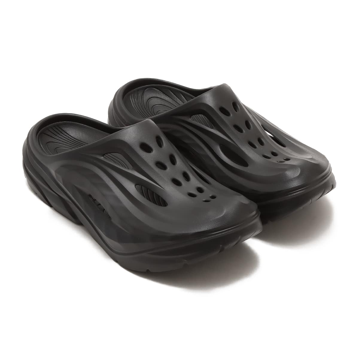 HOKA ORA RECOVERY MULE ブラック / ブラック（ホカ オラ リカバリー