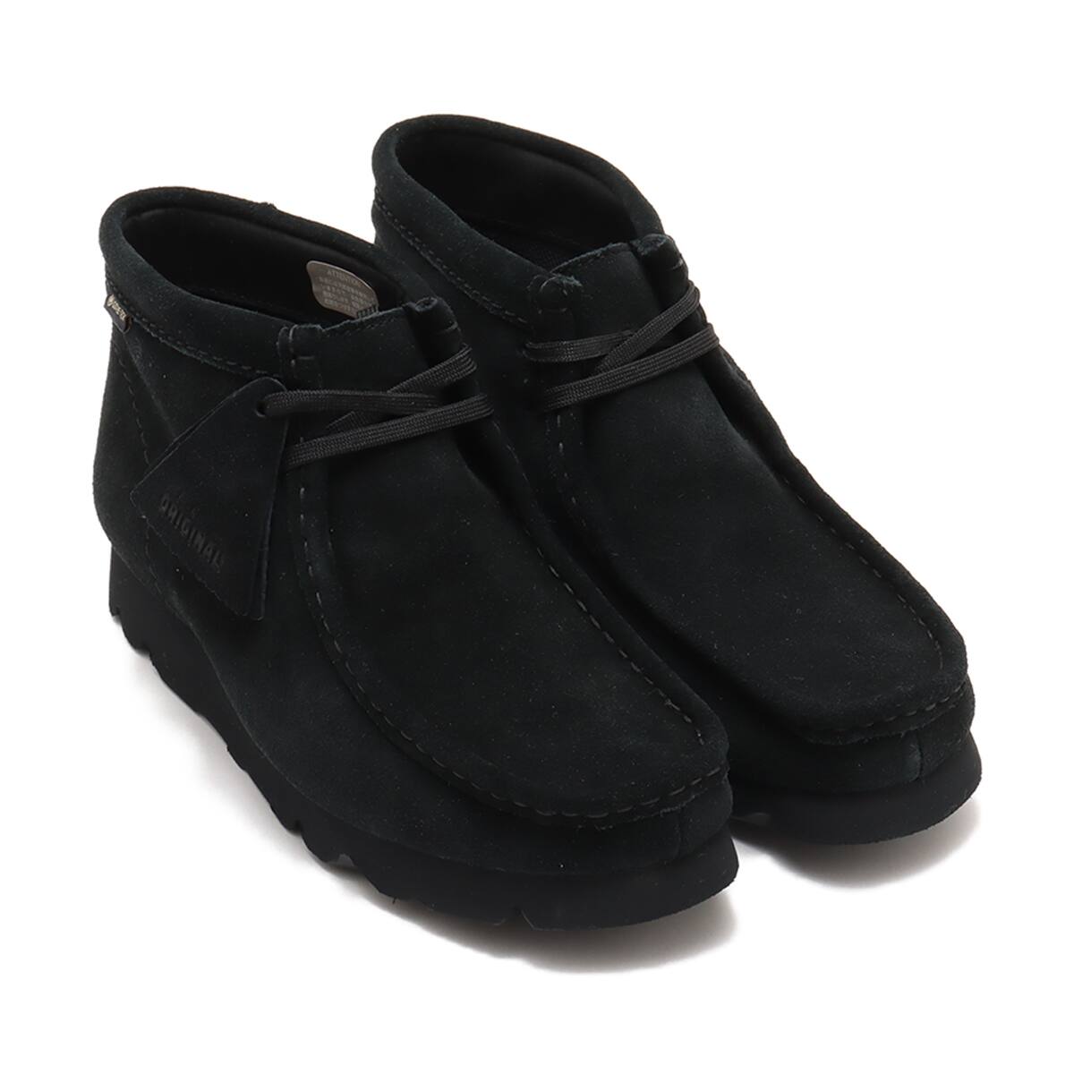 CLARKS WallabeeBT.GTX Black Sde Black Sde （クラークス ワラビー