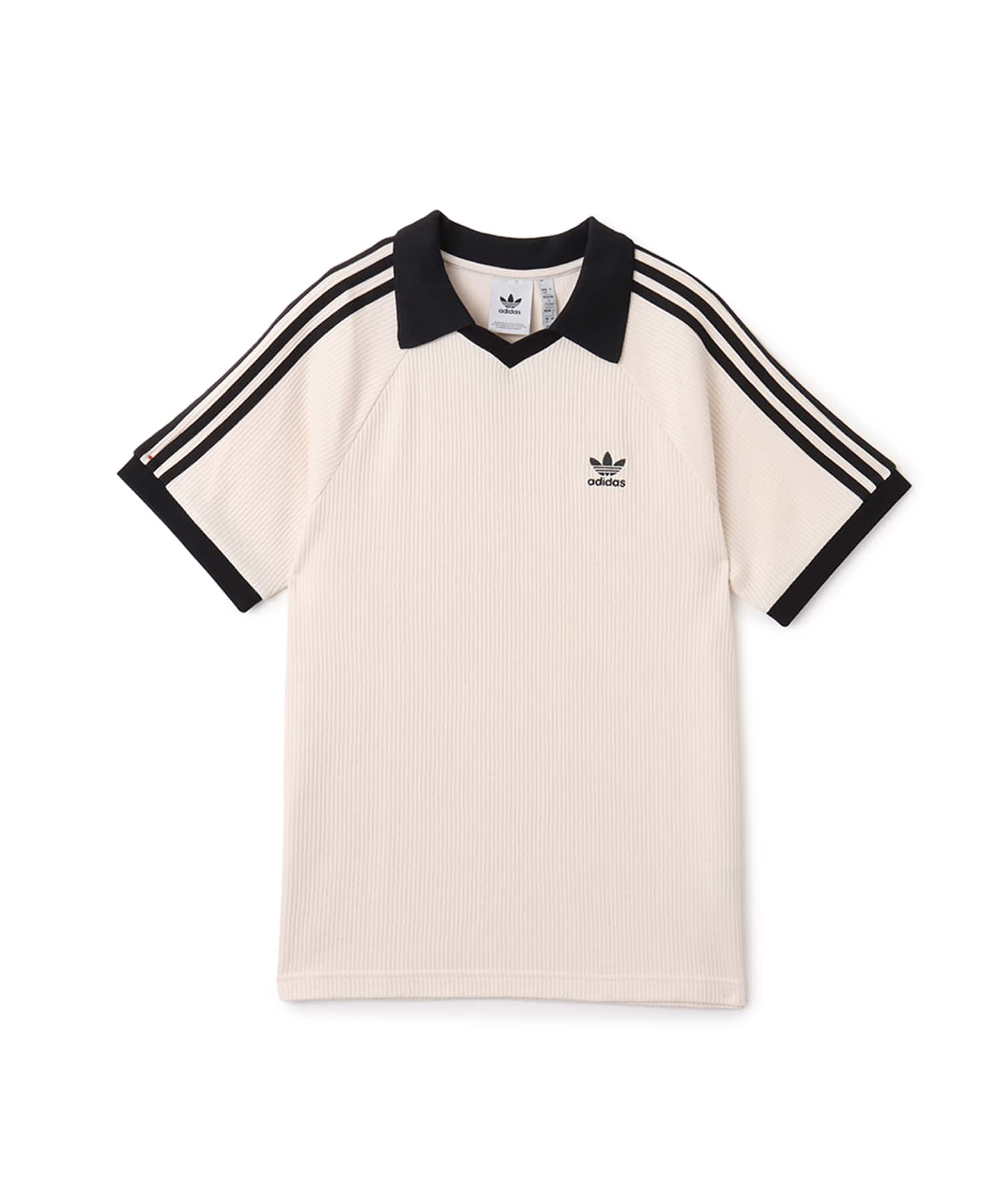 adidas WAFFLE SHORT SLEEVE POLO ワンダーホワイト（アディダス
