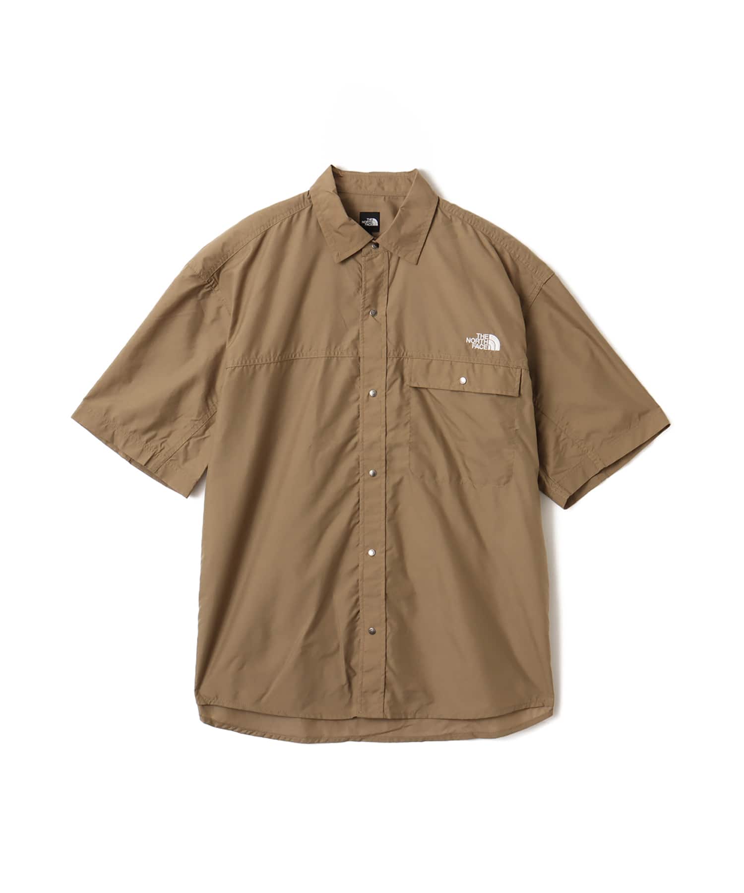 THE NORTH FACE S/S NUPTSE SHIRT クラシックカーキ（ザ・ノース