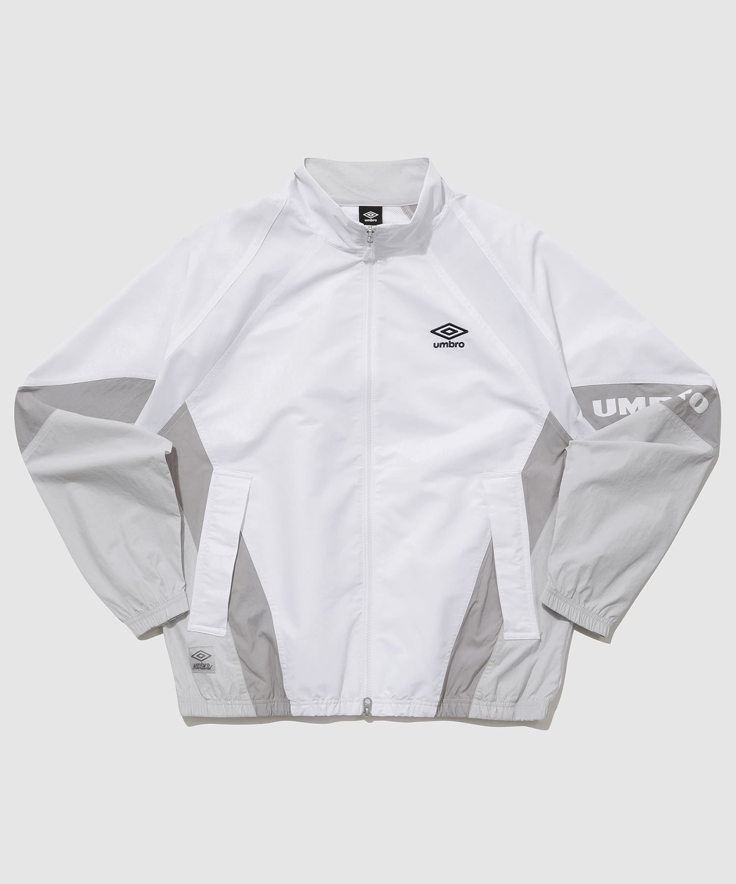 UMBRO 【KOREA COLLECTION】COLOR BLOCK STAND-NECK JACKET ホワイト