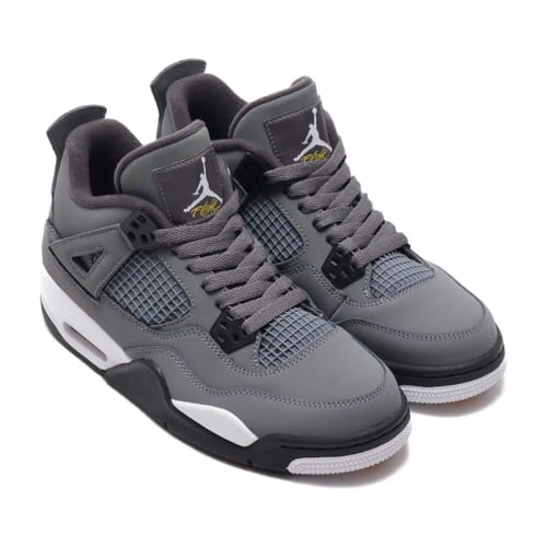 JORDAN BRAND AIR JORDAN 4 RETRO COOL GREY/CHROME-DARK CHARCOAL