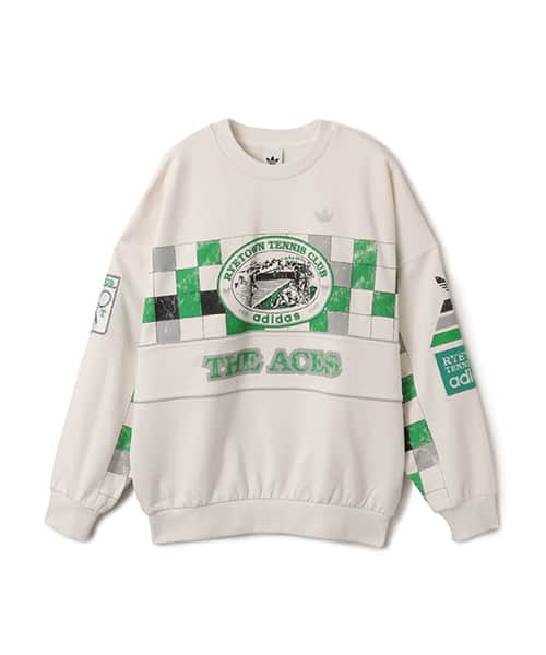 adidas ARCHIVE CYCLING SWEATSHIRT EQTイエロー/クラウドホワイト