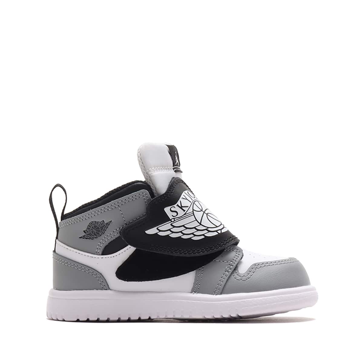 JORDAN BRAND SKY JORDAN 1 (TD) WHITE/BLACK-PARTICLE GREY 21SU-I