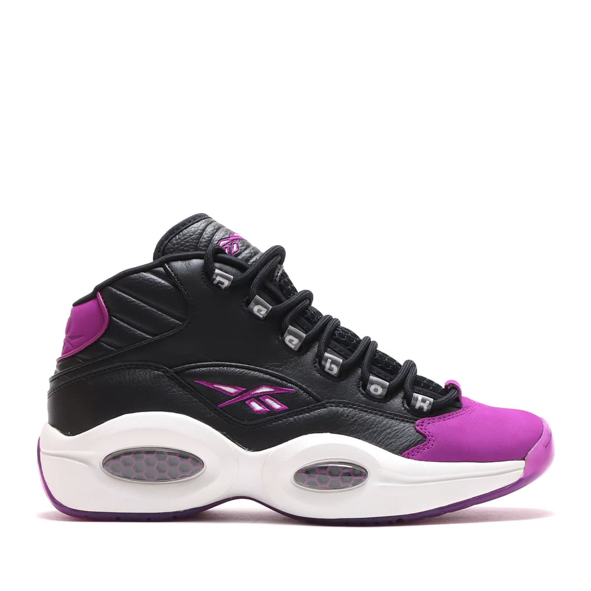 Reebok QUESTION MID CORE BLACK/AUBERGINE/PURE GRAY 22SS-I