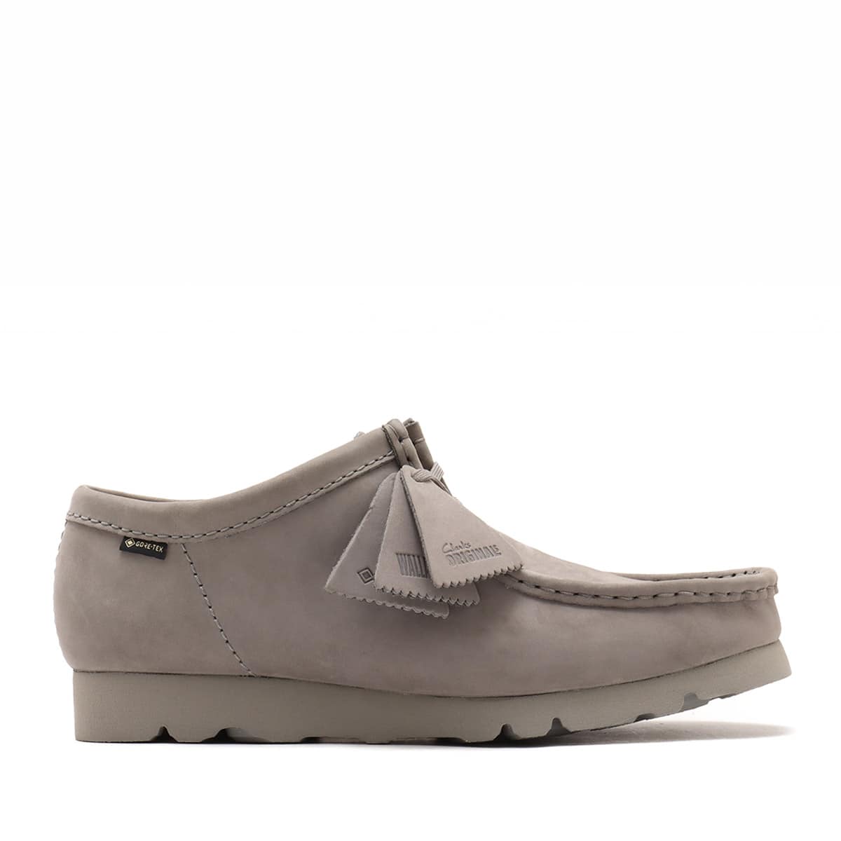 Clarks WallabeeGTX Grey Nubuck（クラークス ワラビーGTX-グレー