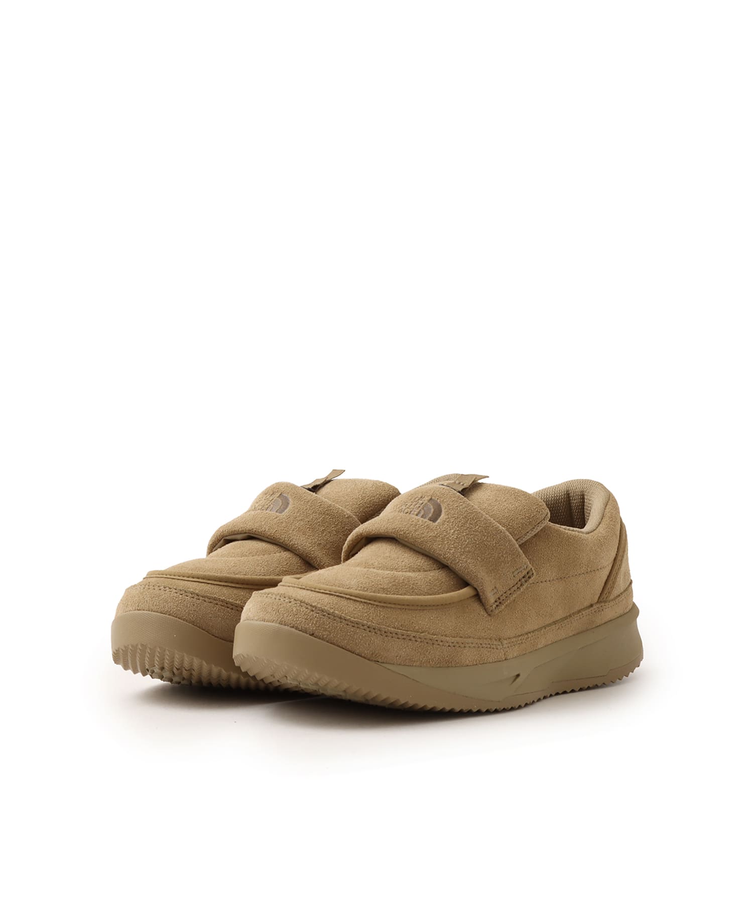 THE NORTH FACE Nuptse Loafer Suede クラシックカーキxTNFブラック