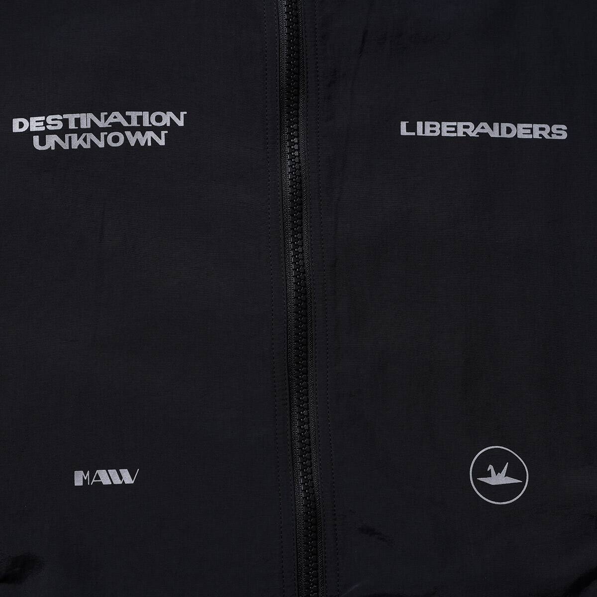 LIBERAIDERS SUPPLEX NYLON WINDBREAKER BLACK（リベレイダース サ