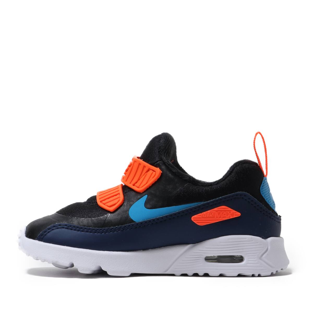 NIKE AIR MAX TINY 90 (TD) BLACK/LASER BLUE-HYPER CRIMSON 20SP-I
