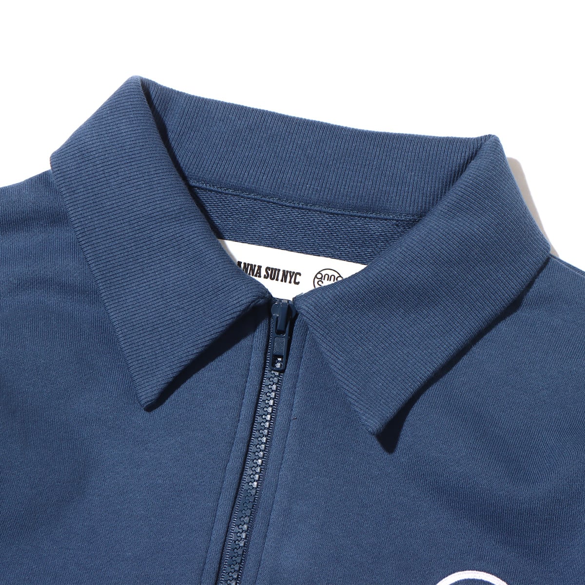 ANNA SUI NYC ハーフジップスウェット BLUE 22HO-I（アナスイ