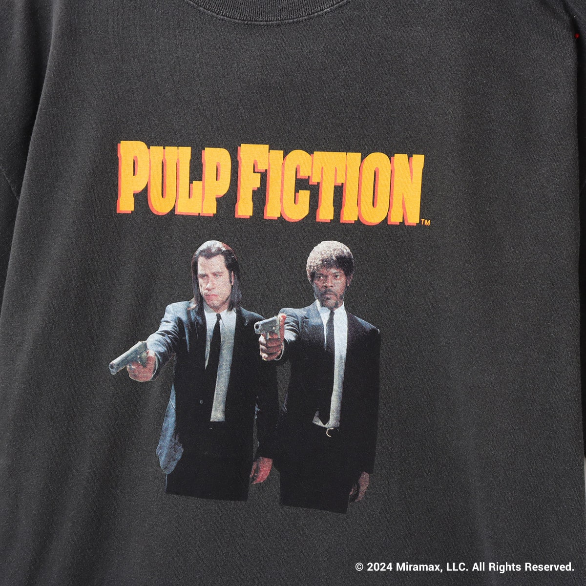 GOOD ROCK SPEED x atmos PULP FICTION T-shirt BLACK（グッド ロック
