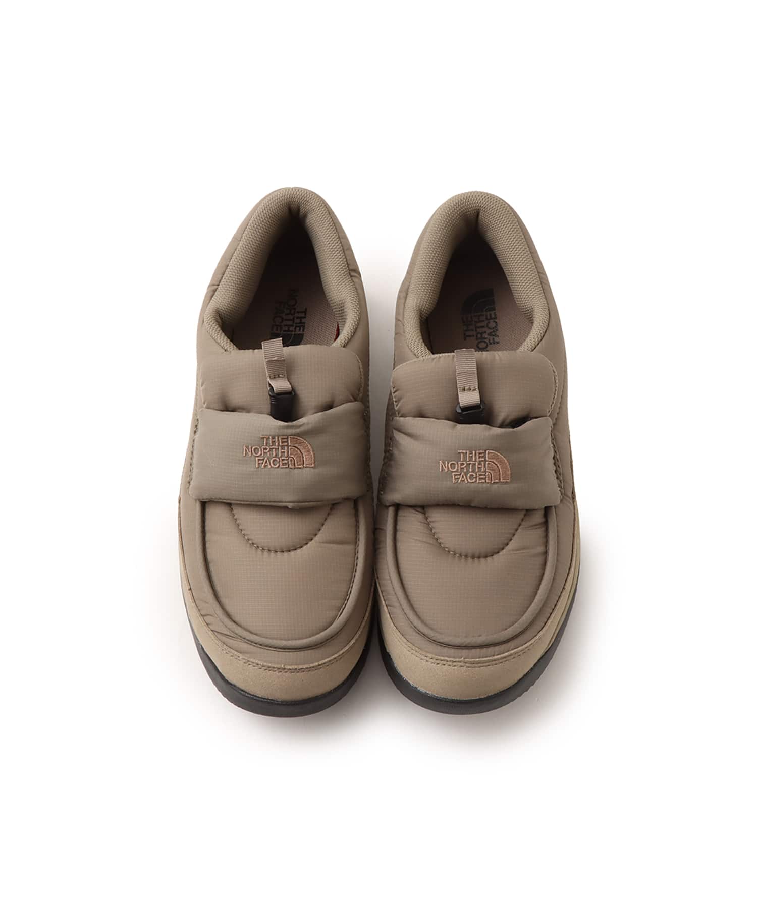 THE NORTH FACE Nuptse Loafer マッシュルームxTNFブラック（ザ