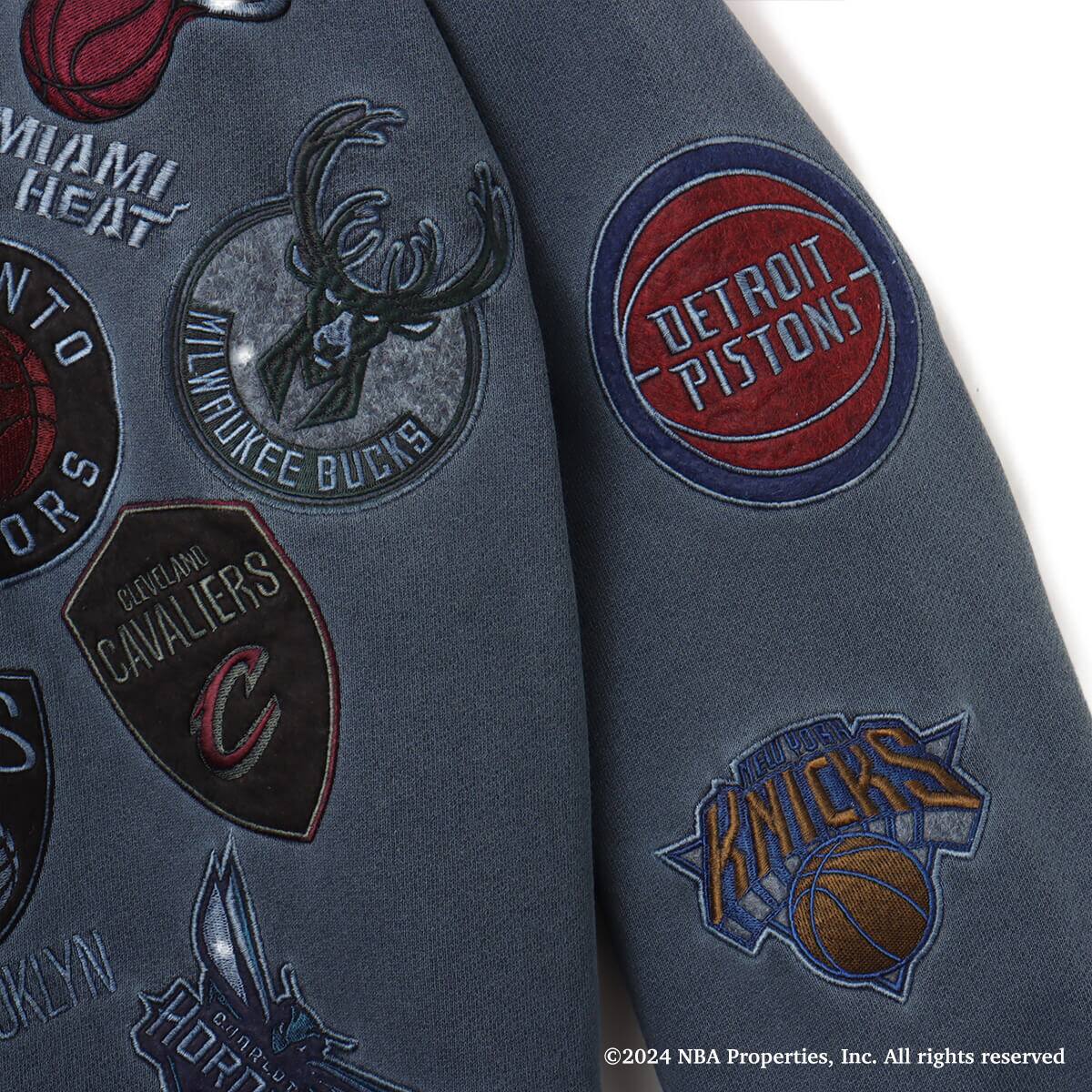 TOKYO 23 NBA All Team Patch Pigment Sweatshirt NAVY（トウキョウ 23