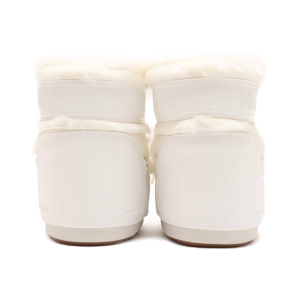 MOON BOOT MB ICON LOW FAUX FUR WHITE （ムーンブーツ エムビー