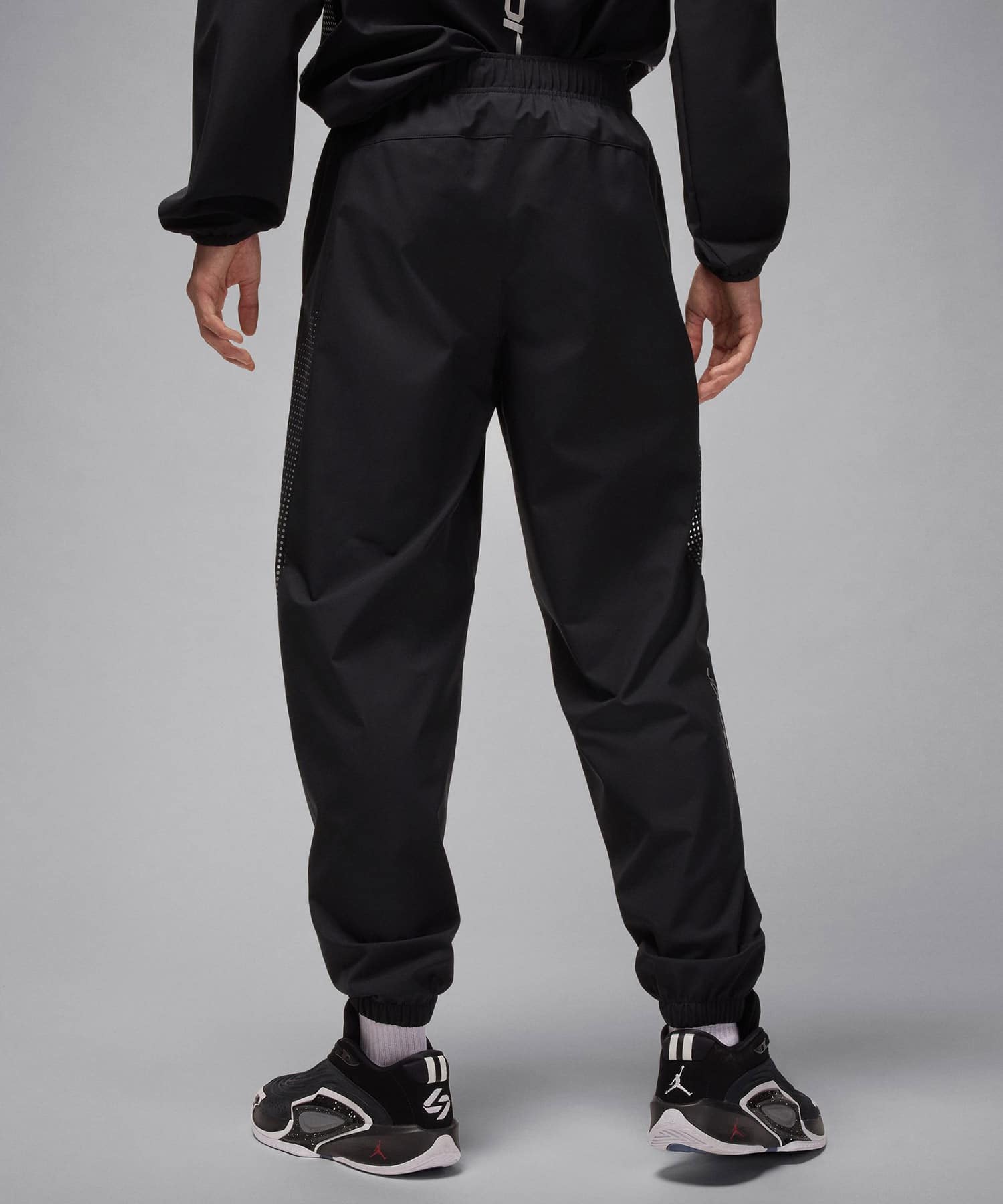 JORDAN BRAND M J SPRT JAM WARM UP PANT BLACK/METALLIC SILVER