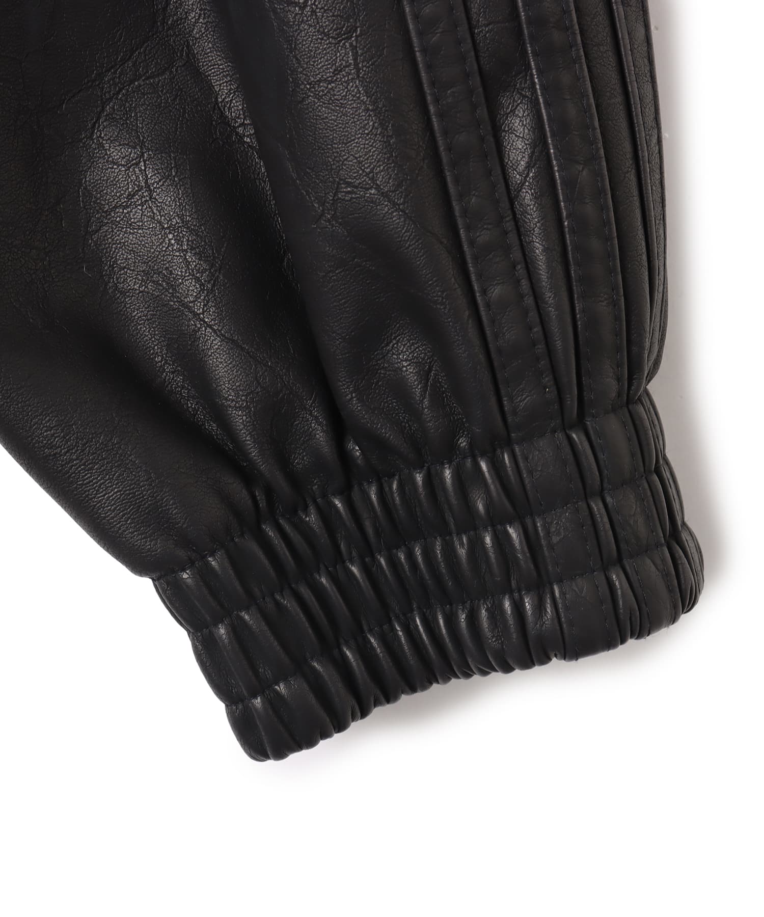 adidas PLEATHER FIREBIRD OVERSIZED TRACKTOP ユーティリティブラック