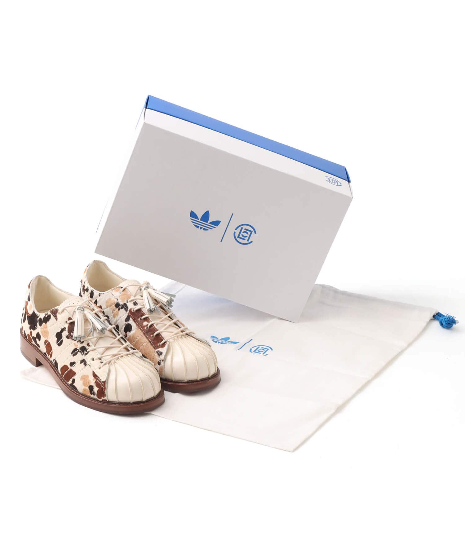 adidas CLOT SUPERSTAR DS BY EDISON CHEN TRAINERS WONWHI/WONWHI