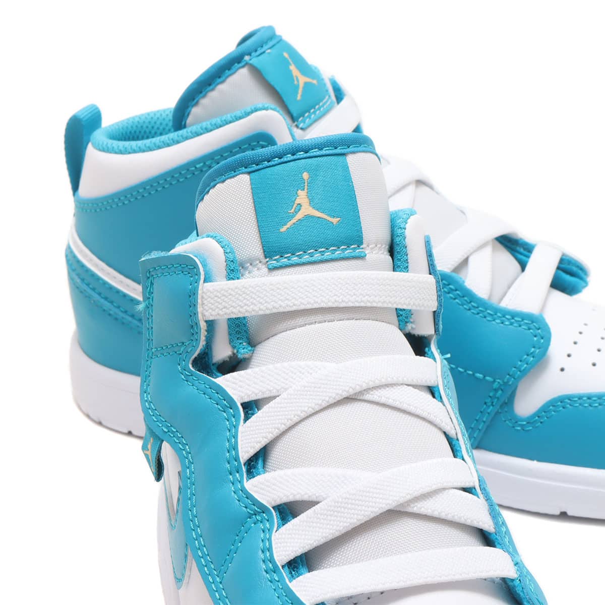 JORDAN BRAND JORDAN 1 MID ALT PS AQUATONE/CELESTIAL GOLD-WHITE