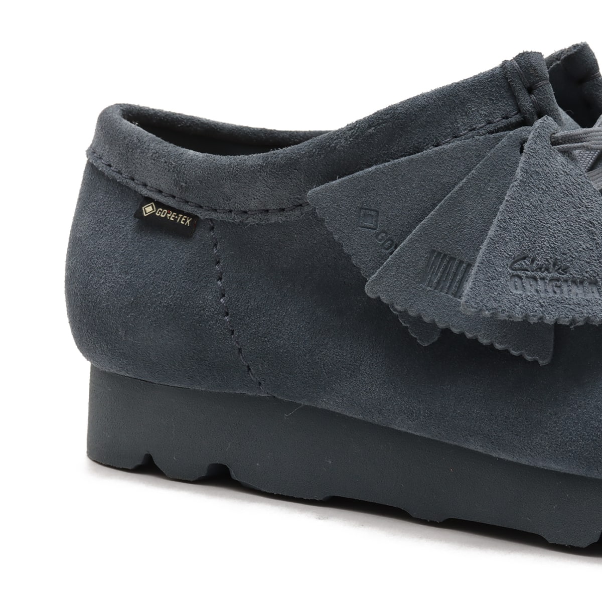 CLARKS Wallabee GTX Blue/Grey Sde 24SP-I（クラークス ワラビー GTX