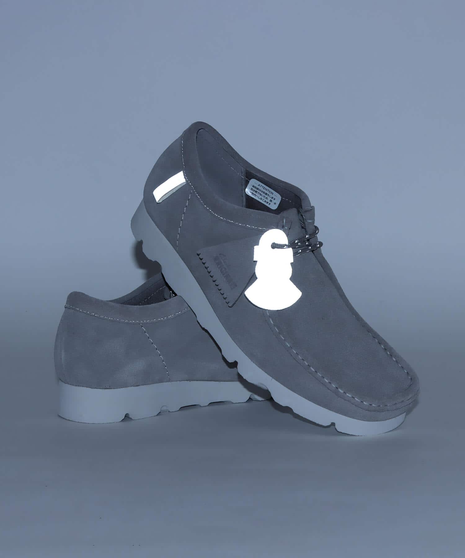 CLARKS Wallabee Grey Suede（クラークス ワラビー-グレー） | atmos