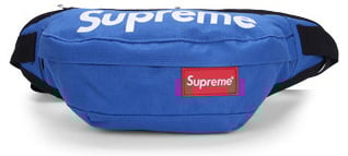 Suede Caps — Supreme Waist Bag (Blue)