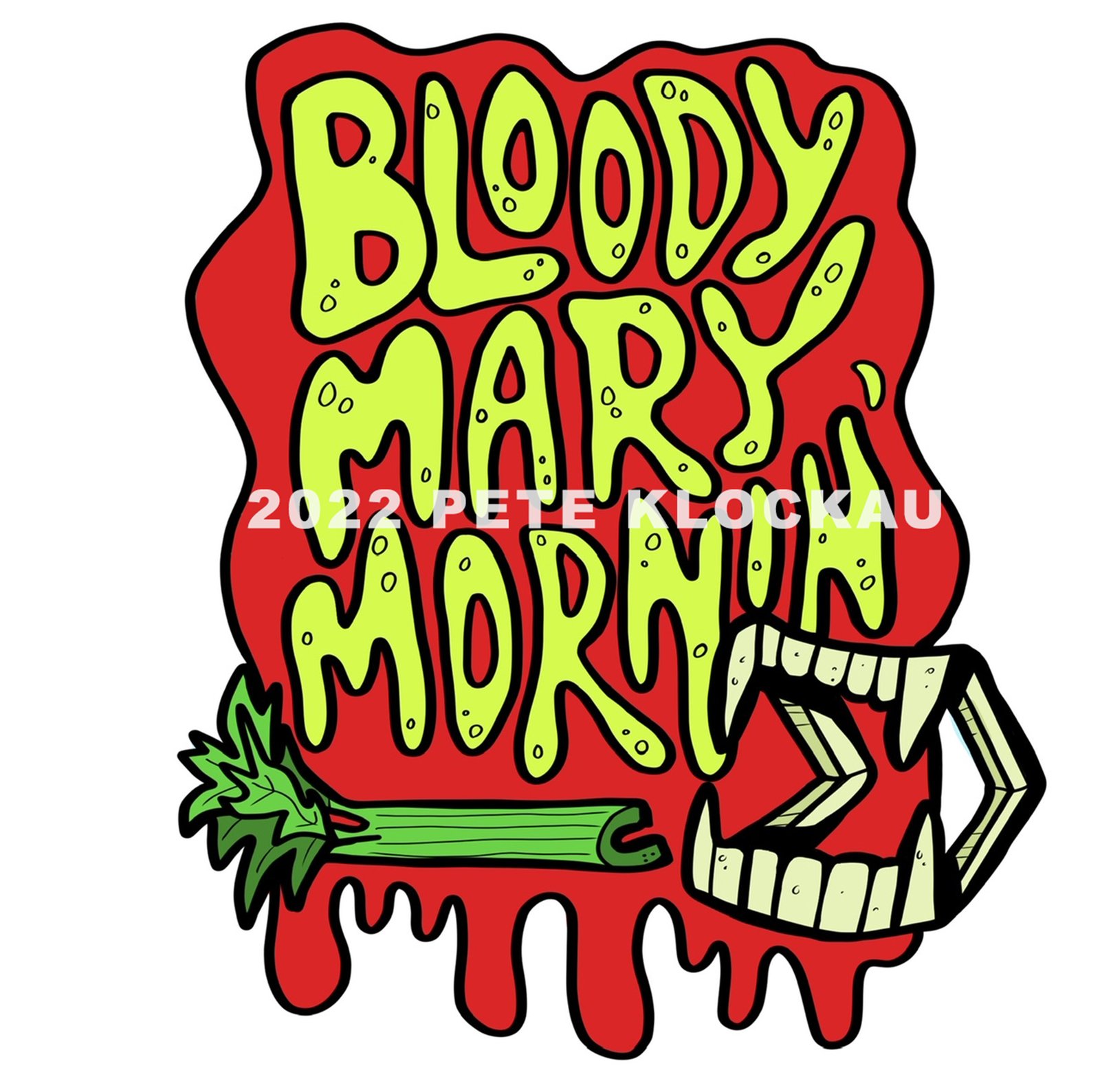 BLOODY MARY MORNIN' 16oz Pint Glass | The Black Lagoon Room