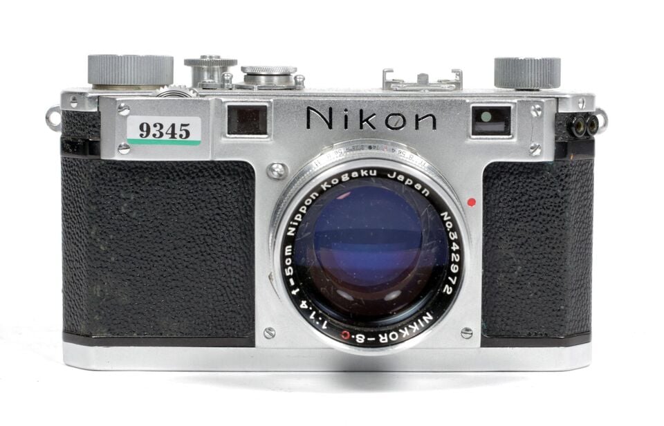 Nikon S 35mm Rangefinder camera with Nikkor S C 50mm F1.4 lens
