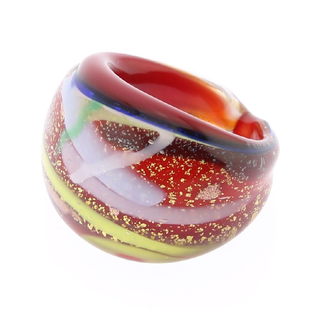 MURANO 38㎝ ムラノ ドルフィン モチーフ デカンタ & グラス セット