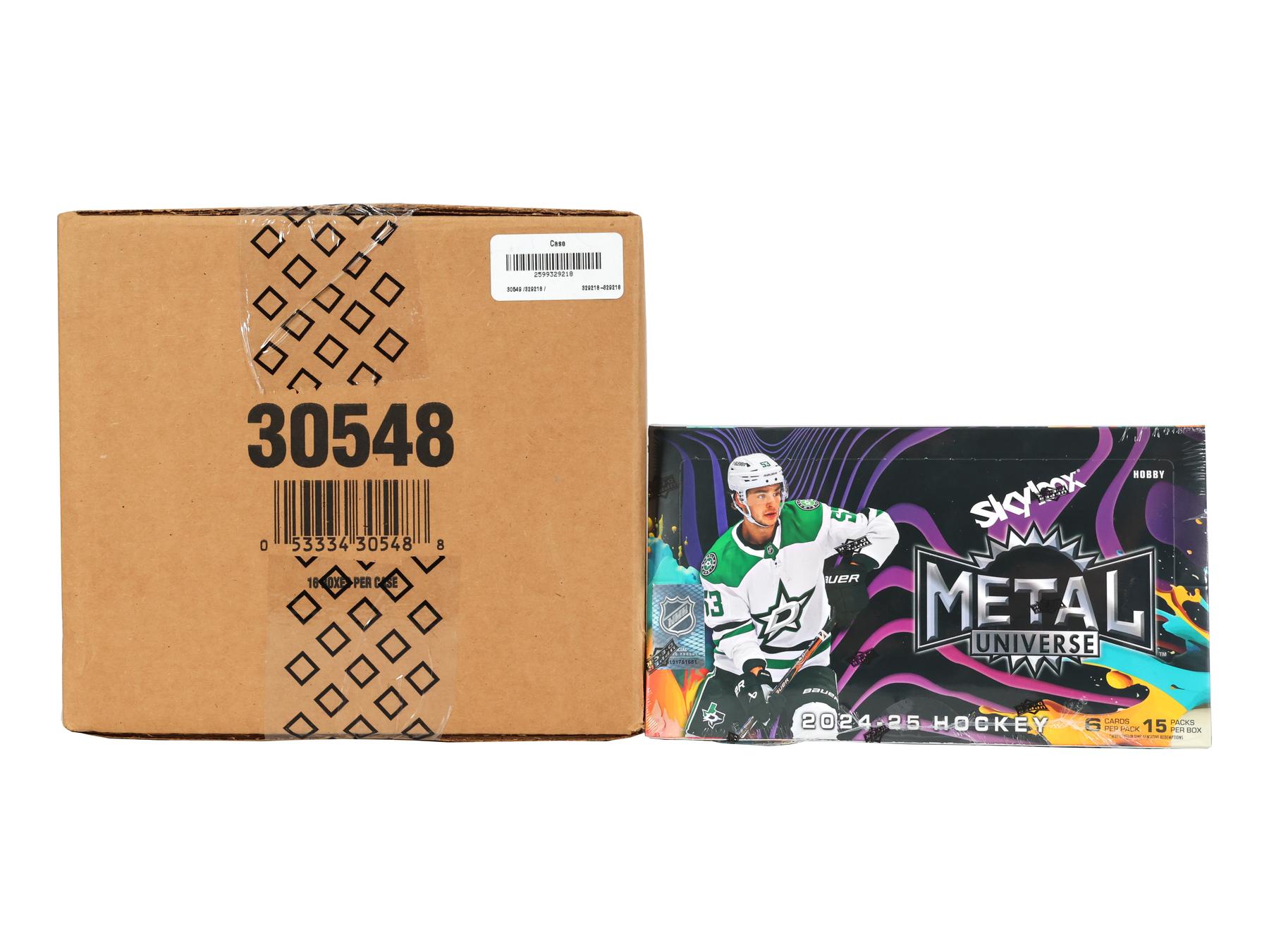 2024/25 Upper Deck Skybox Metal Universe Hockey Hobby 16-Box Case