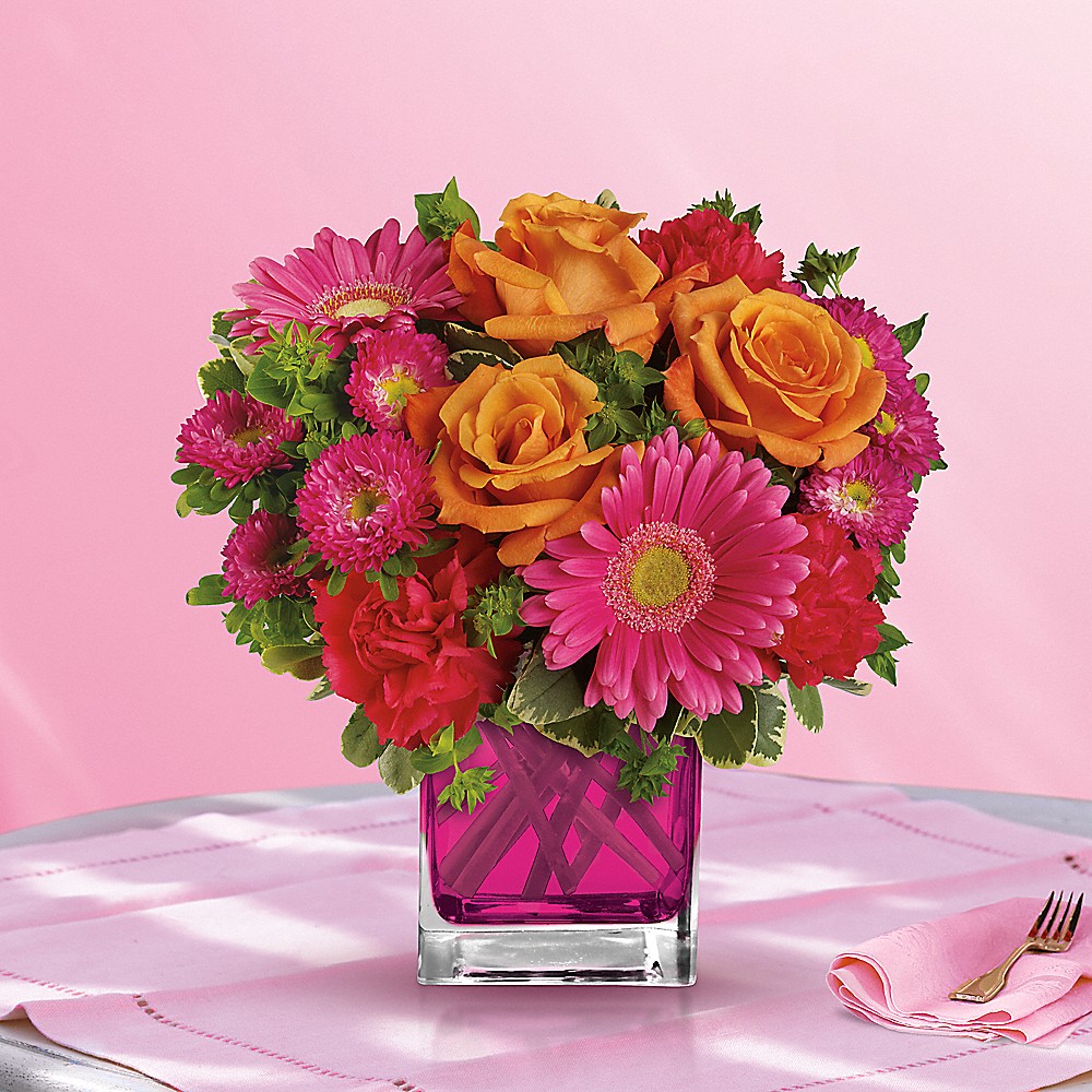 Teleflora's Turn Up The Pink Bouquet(TEV33-1A) in Chicago IL