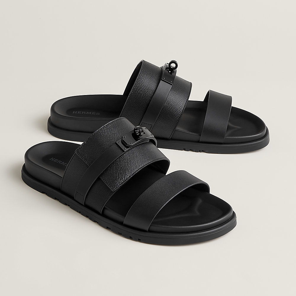 Jackson sandal - Black | Hermès USA