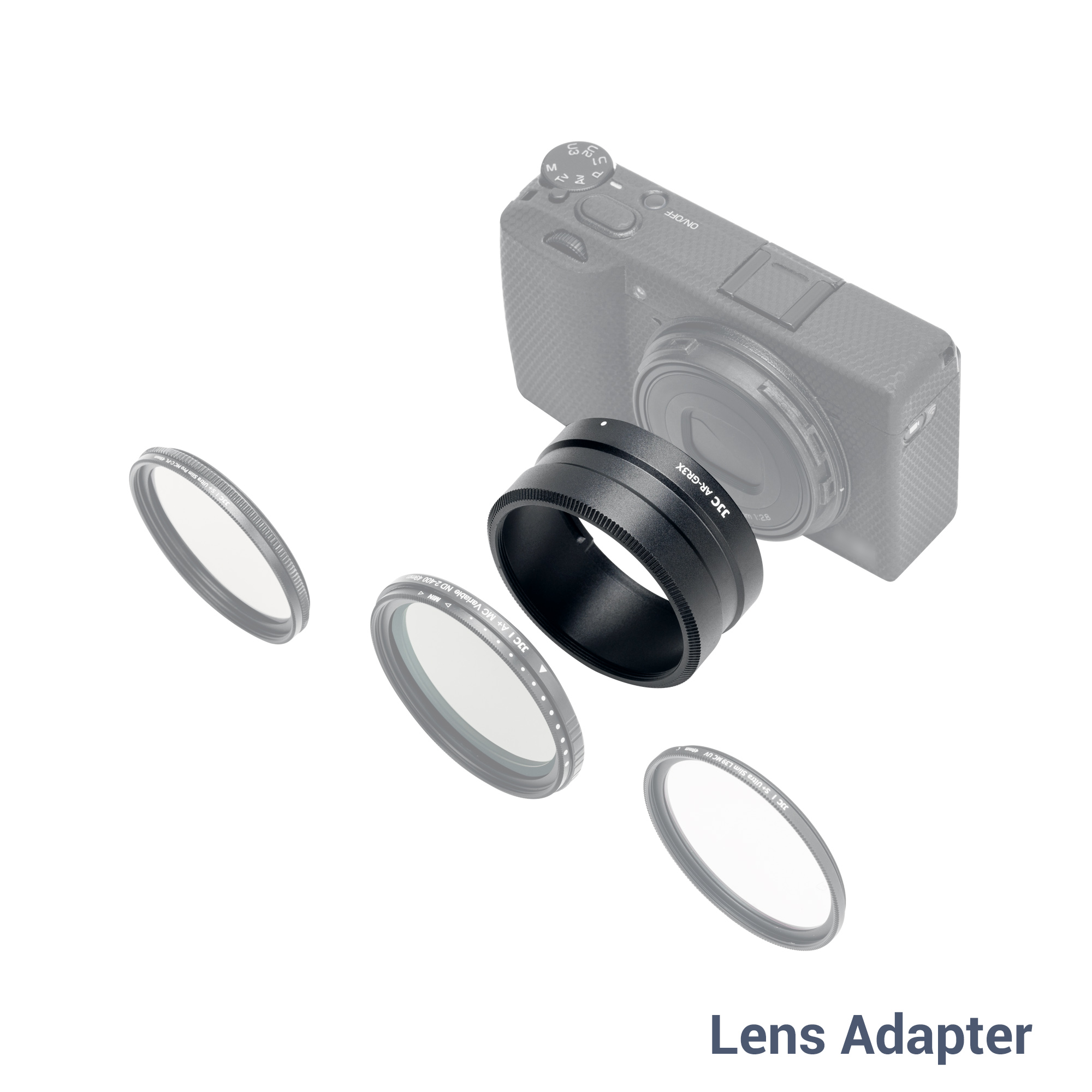 JJC Lens Adapter for Ricoh GT-2 Wide Conversion Lens to Ricoh GR