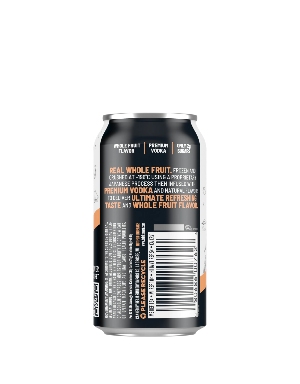 196 Peach Vodka Seltzer | ReserveBar