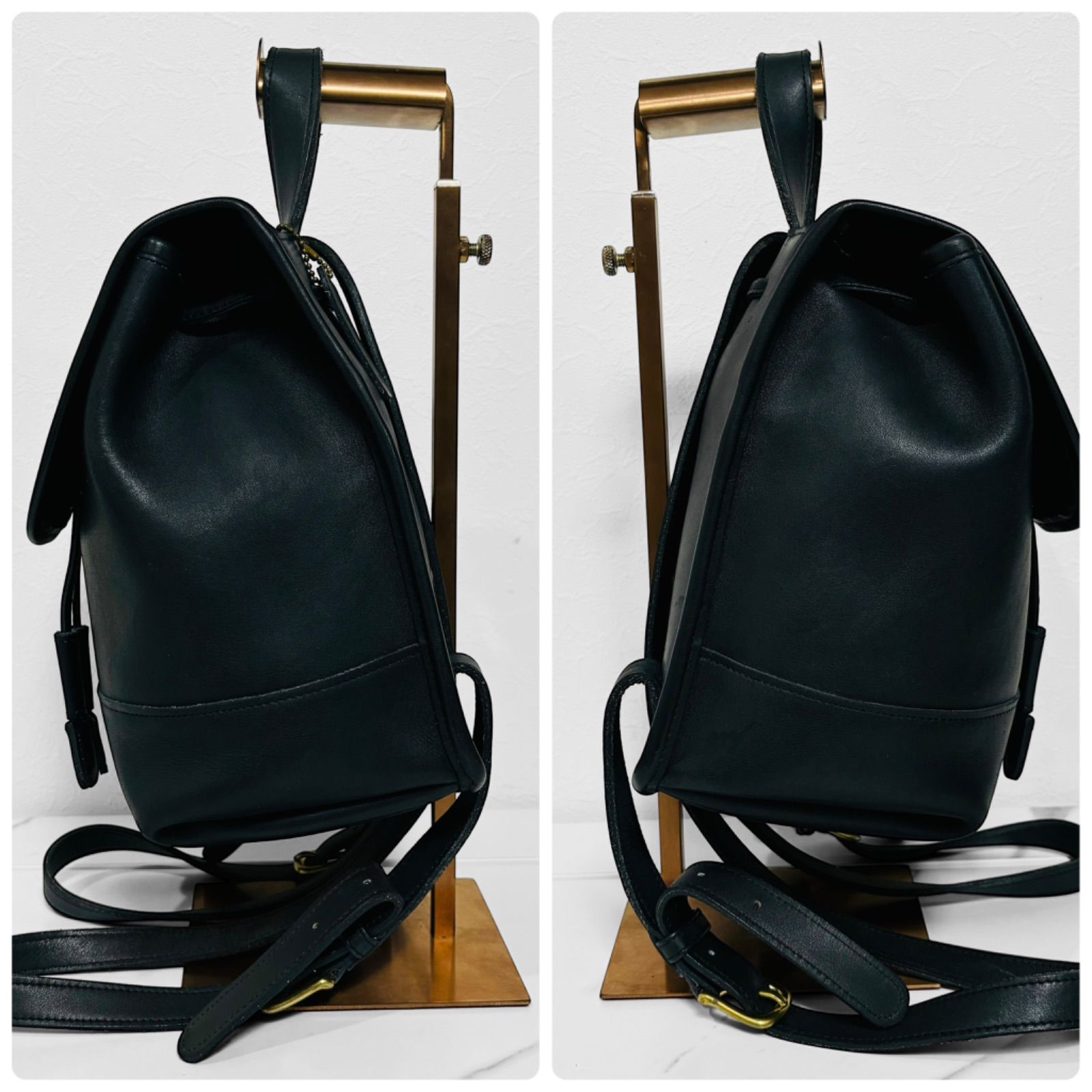 廃盤 希少 COACH コーチ オールドコーチ グラブタンレザー 巾着