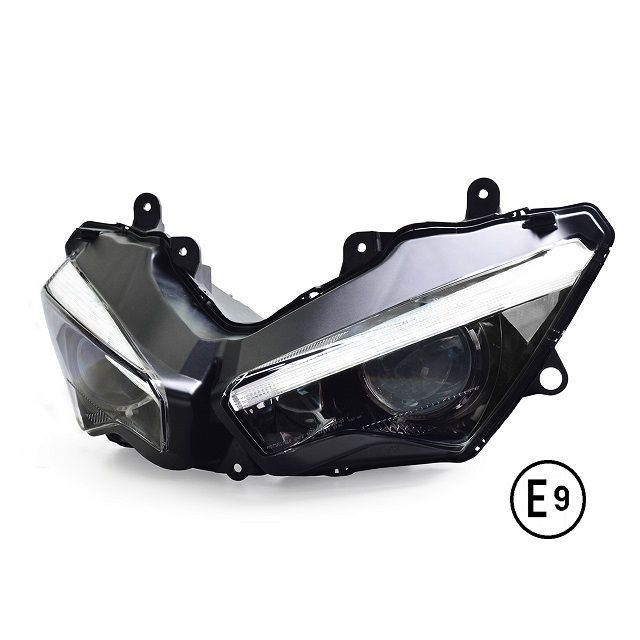 カスタムヘッドライト Ninja 250 300 400 ZX25R ZX4R ZX6R 受注製造