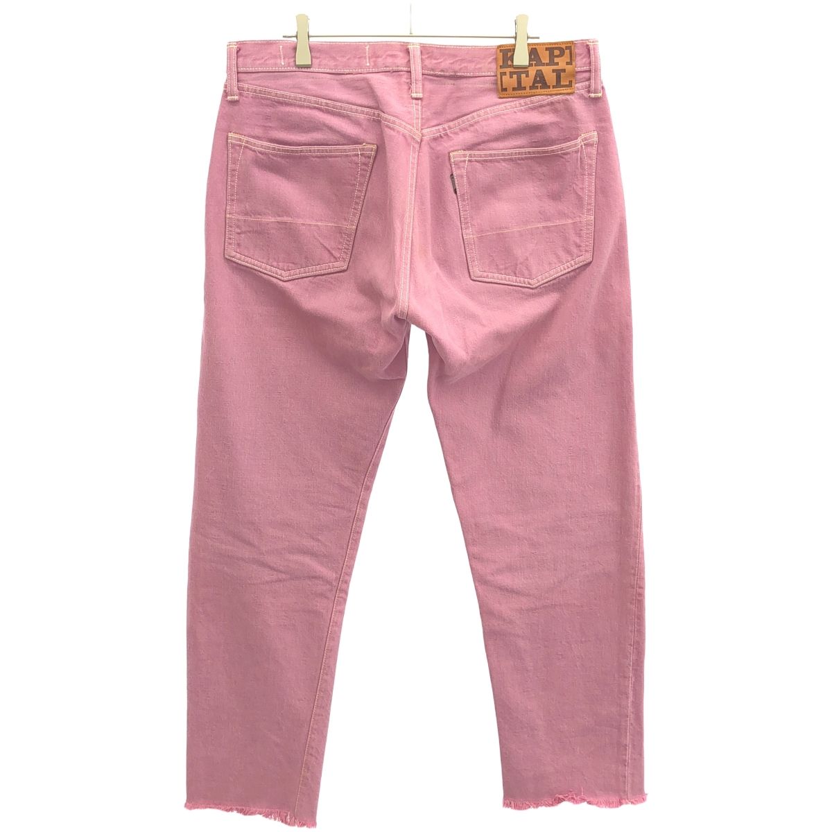 KAPITAL キャピタル INDIGO N8 カットオフテーパードデニムパンツ