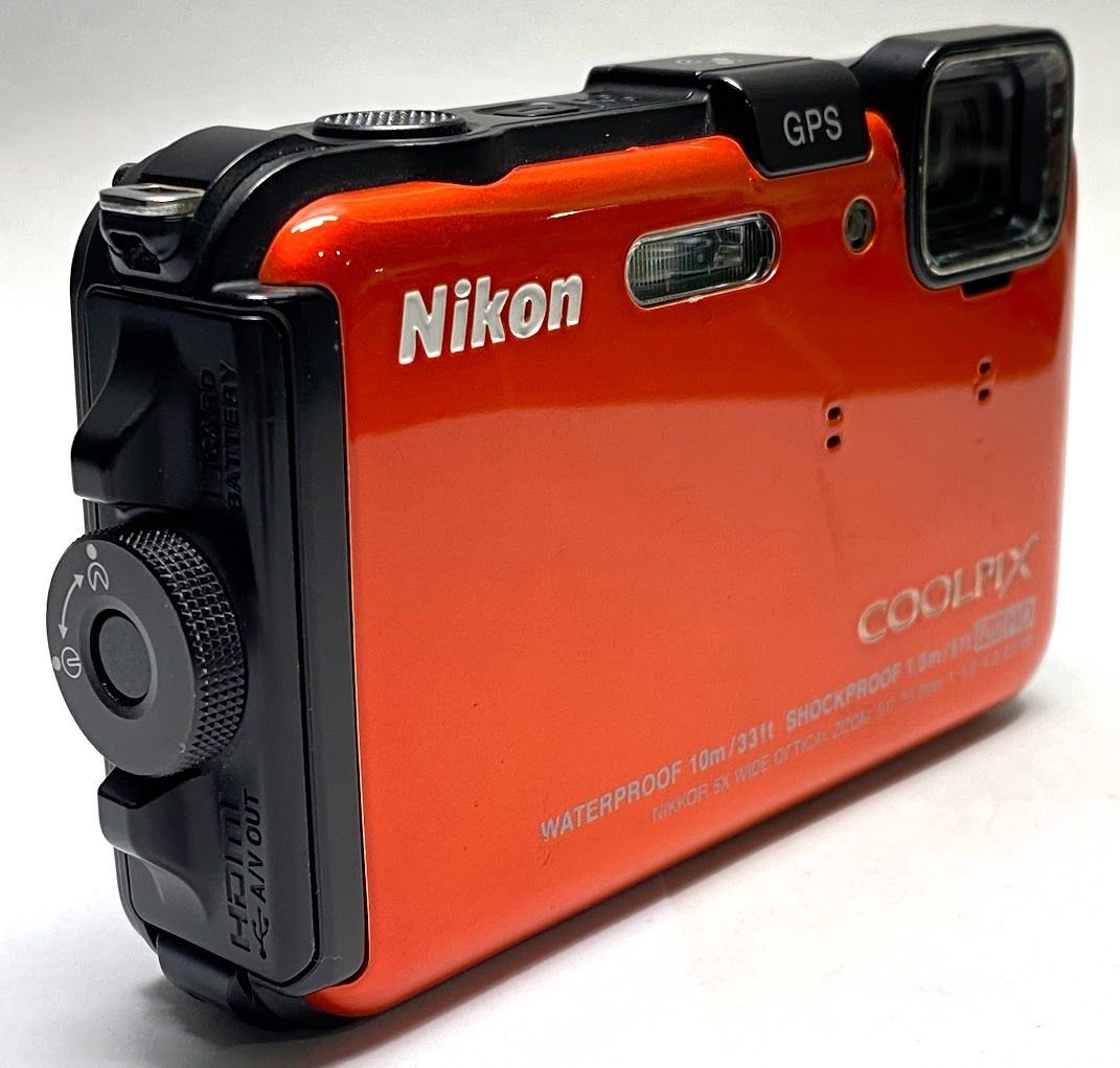 良品中古 COOLPIX AW100 サンシャインオレンジ ニコン COOLPIX AW100