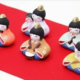 タイムセール 定価18,700円】三段飾り 雛人形 薬師窯 錦彩華みやび雛