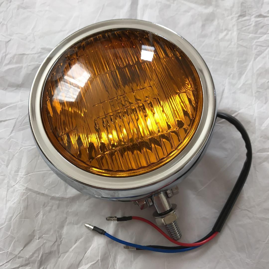 ヘッドライト イエローレンズ フォグ シールドビーム チョッパー