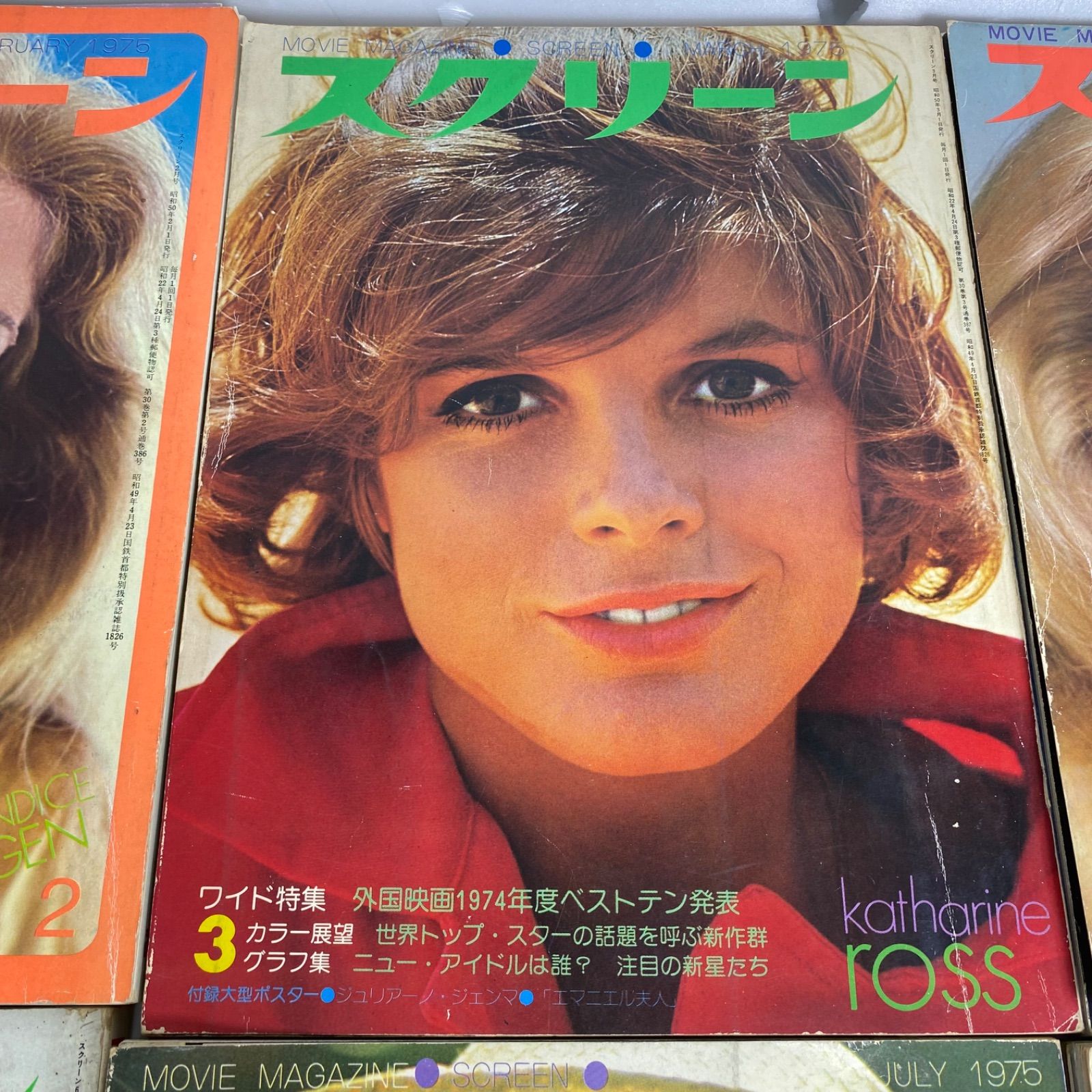 希少品】スクリーン 映画雑誌 SCREEN 1975年 1年分 12冊セット Sophia